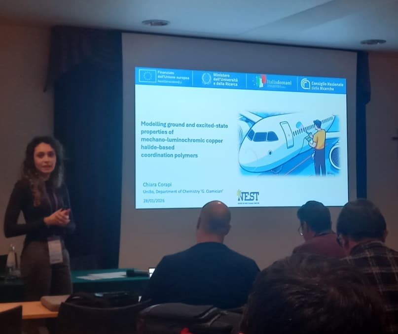 Oral presentation by Chiara Corapi at WME 2026 Winter Workshop on Materials for Energy